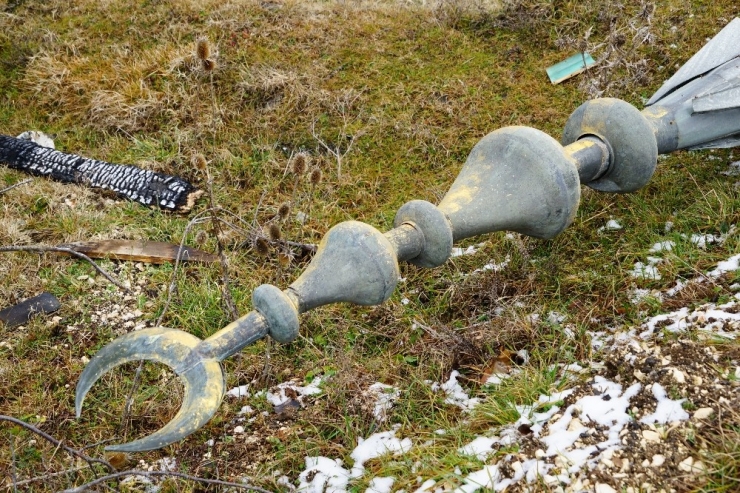 Kastamonu’da Tadilatı Tamamlanan Cami Yangında Küle Döndü