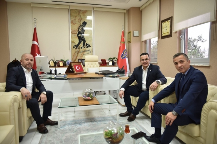 Başkan Kanar’dan Emniyet Müdürü Mithat Öztaş’a Ziyaret