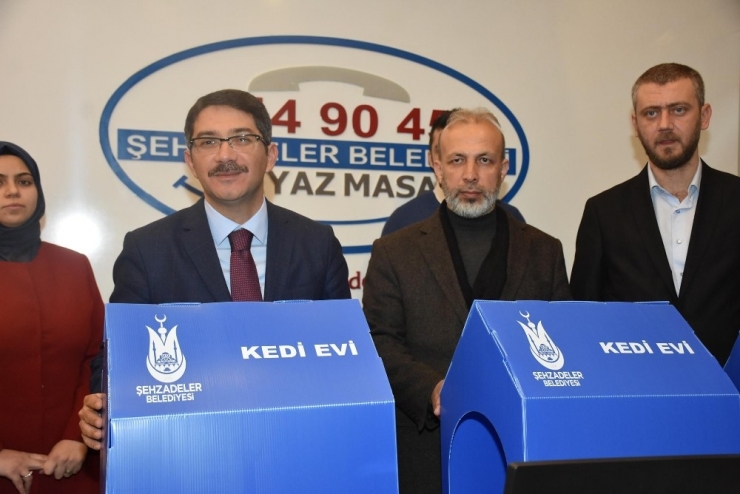 Şehzadeler Belediyesi’nden Canlar İçin Kedi Evi