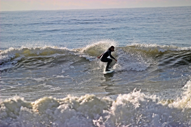 Alanya’da Fırtına Sonrası Sörf Keyfi