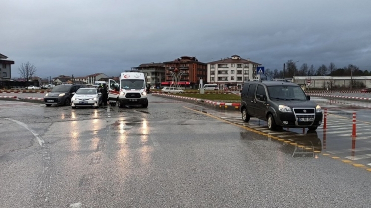 Düzce’de Kaza 1 Yaralı