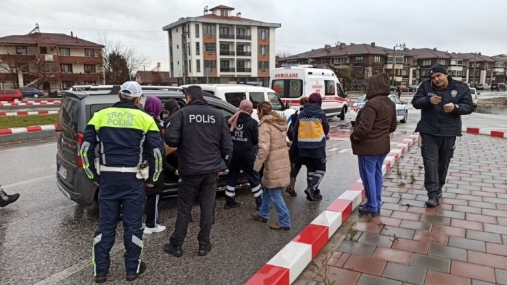 Düzce’de Kaza 1 Yaralı