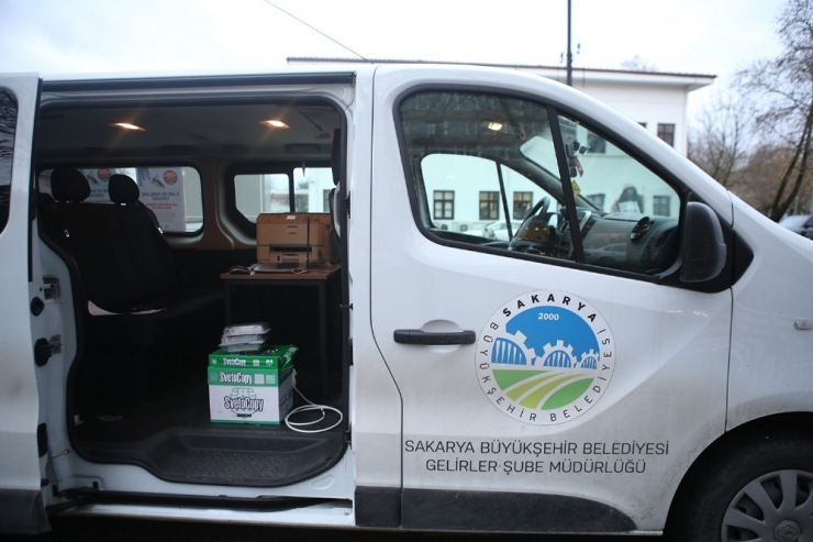 Vatandaşlar Vergilerini Kolay Ödesin Diye İlçelere Tahsilat Aracı Gönderilecek