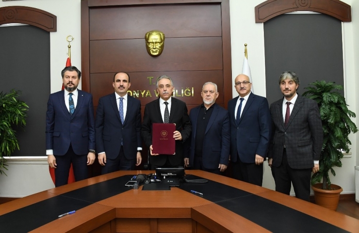 Bozkır’a Yapılacak 8 Derslikli Okulun Protokolü İmzalandı