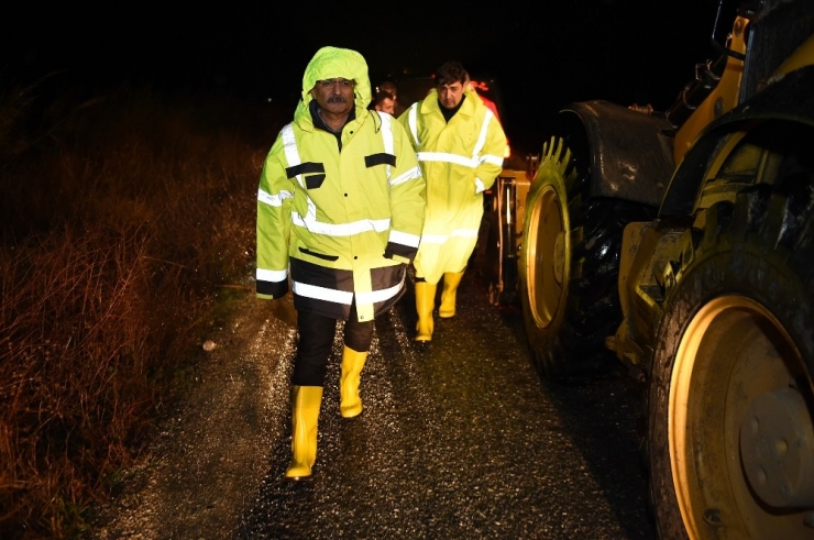 Başkan Bozdoğan, 48 Saat Nöbet Tuttu