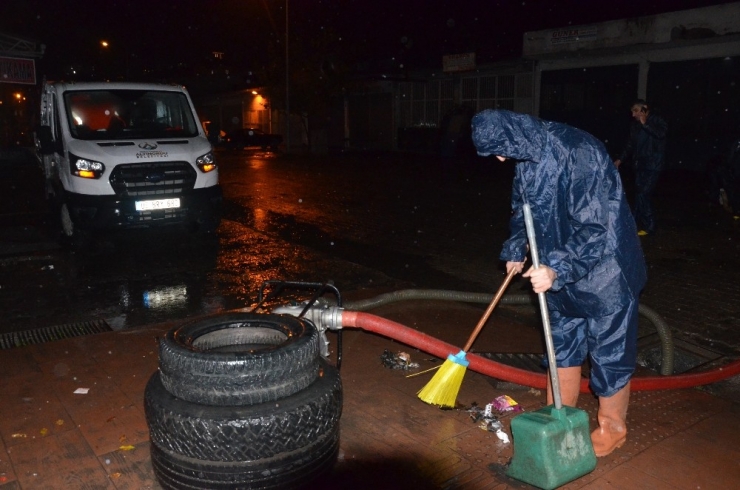 Ordu’da Sağanak Yağış Hayatı Olumsuz Etkiledi