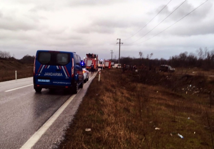 Sakarya’da Kontrolden Çıkan Otomobil Takla Attı: 1 Ölü