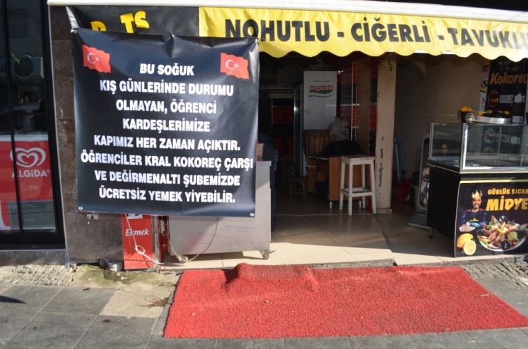 Bu Lokantada Öğrencilere Yemek Bedava