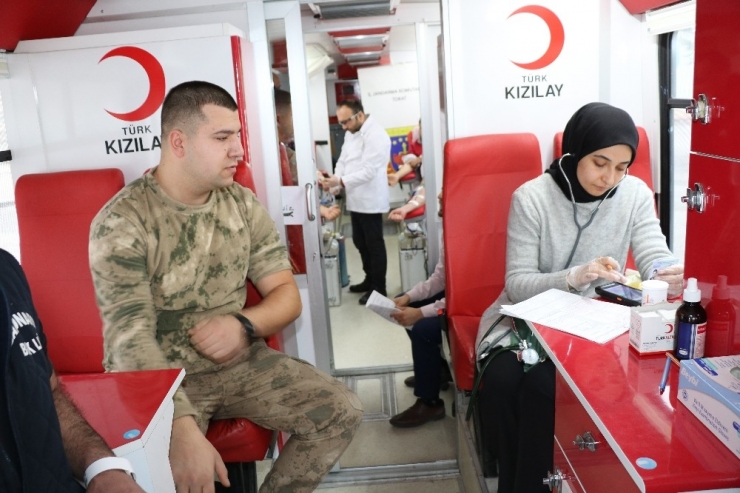 Tokat Jandarmasından Kan Bağışı