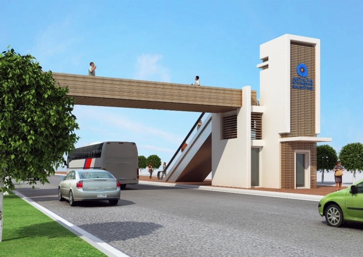 Büyükşehir’den Kızılırmak Caddesi Ve Gazi Bulvarı’na Üst Geçit