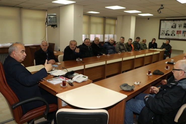 Başkan Bozkurt Bastoncular İle Bir Araya Geldi