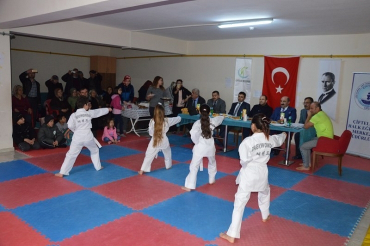 Çifteler’de Taekwondo Ve Kick Boksta Kuşak Terfi Sınavı