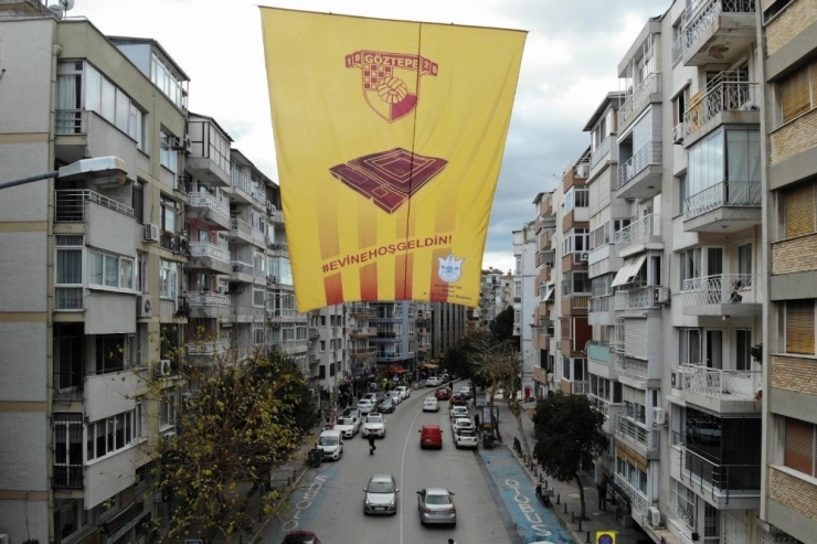 Batur’dan Göztepe’ye “Evine Hoş Geldin” Desteği