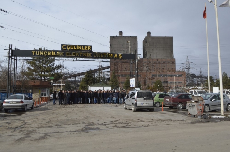 Kapatılan Tunçbilek Termik Santrali’nde 500 İşçi Ücretli İzne Çıkarıldı