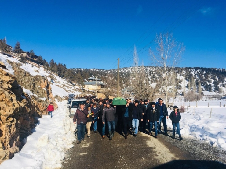 Çığ Altında Kalan İşçi Toprağa Verildi