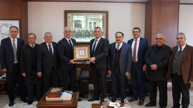 Aydın Ticaret Borsası’ndan Emniyet Müdürü Mehmet Ekici’ye Ziyaret