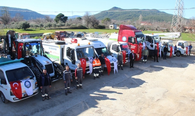 Ula Belediyesinin Araç Parkına Takviye