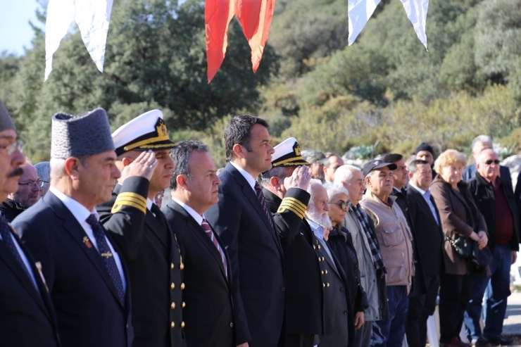 Kaş’ta Kahraman Yüzbaşı İçin Anma Günü