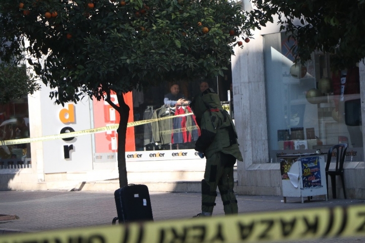 Mersin’de Şüpheli Valiz Paniği