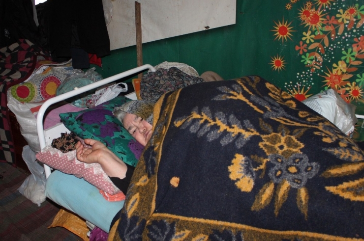 Yatalak Hasta Karlı Yolun Açılmasıyla Hastaneye Yetiştirildi