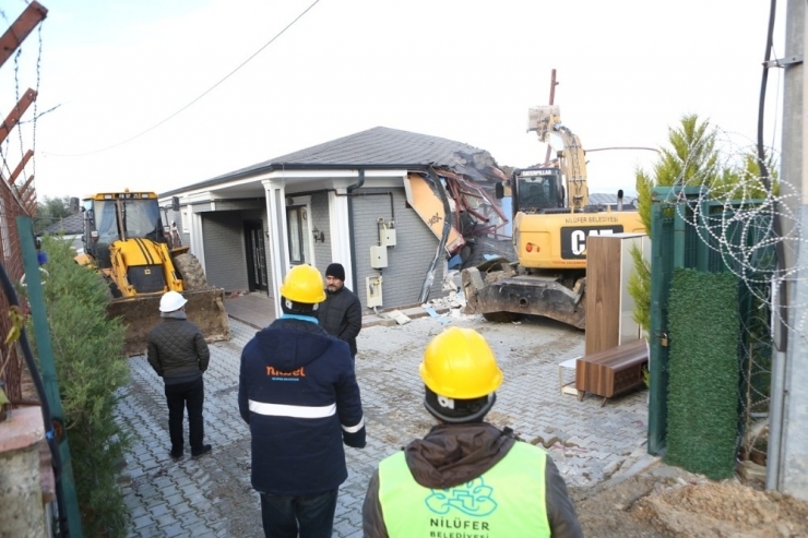Nilüfer’de Kaçak Yapılaşmayla Mücadele Sürüyor