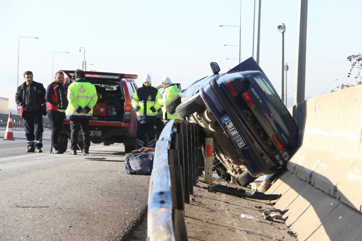 Tem Otoyolunda Şaşırtan Kaza