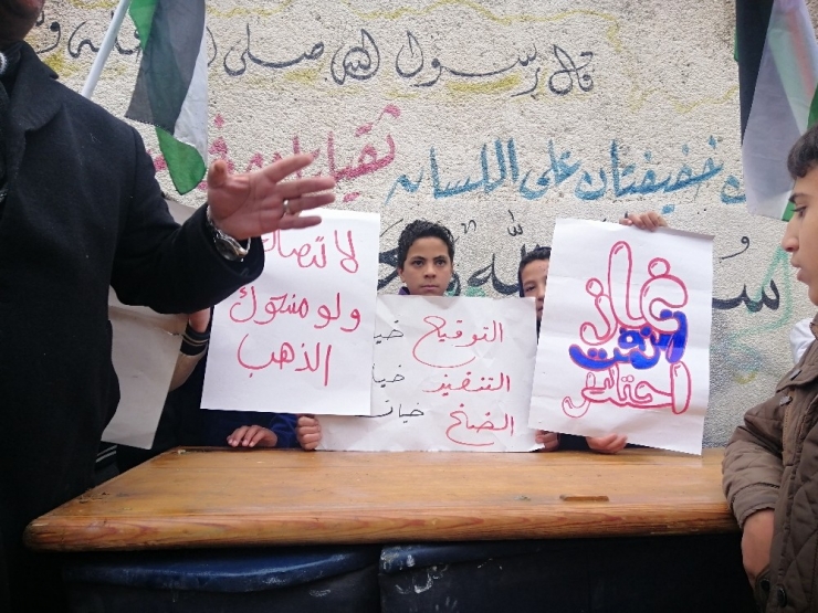 Ürdünlülerden İsrail-ürdün Gaz Anlaşması Protestosu