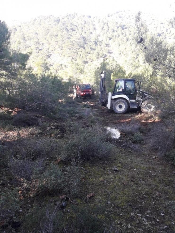Burhaniye’de Söndürülmeden Bırakılan Avcı Ateşi Ormanı Yaktı