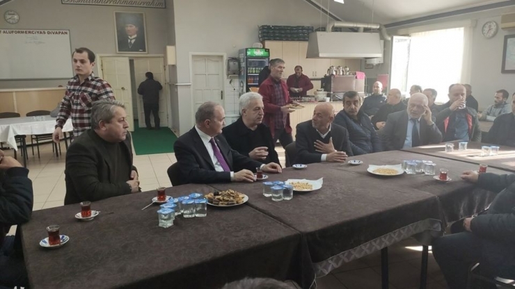 Başkan Özlü’den Kamyoncu Esnafına Ziyaret