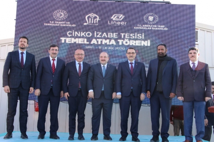 Siirt’te Lineer Metal Çinko Fabrikası’nın Temeli Atıldı