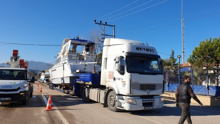 Gemlik Körfezinde Tekne Operasyonu