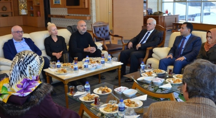 Prof. Dr. Ataç Ve Prof. Dr. Şanlıdağ’dan Dpü’ye Ziyaret