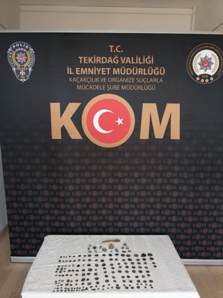 Tekirdağ’da Roma, Bizans Ve Osmanlı Dönemine Ait Sikkeler Ele Geçirildi