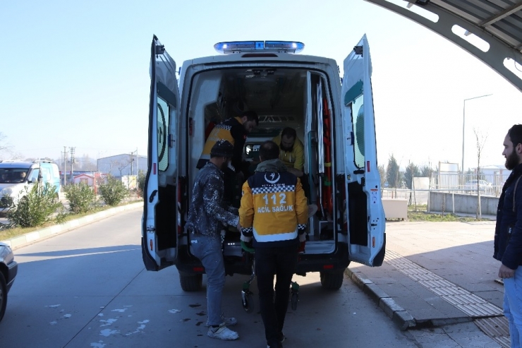 İlk İş Gününde İnşaattan Düşerek Yaralandı