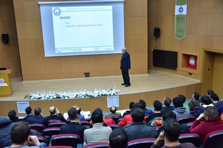 Etü’de ‘Akıllı Şebekelerde Değiştirilebilir Yüklerin Optimal Yönetimi’ Konferansı