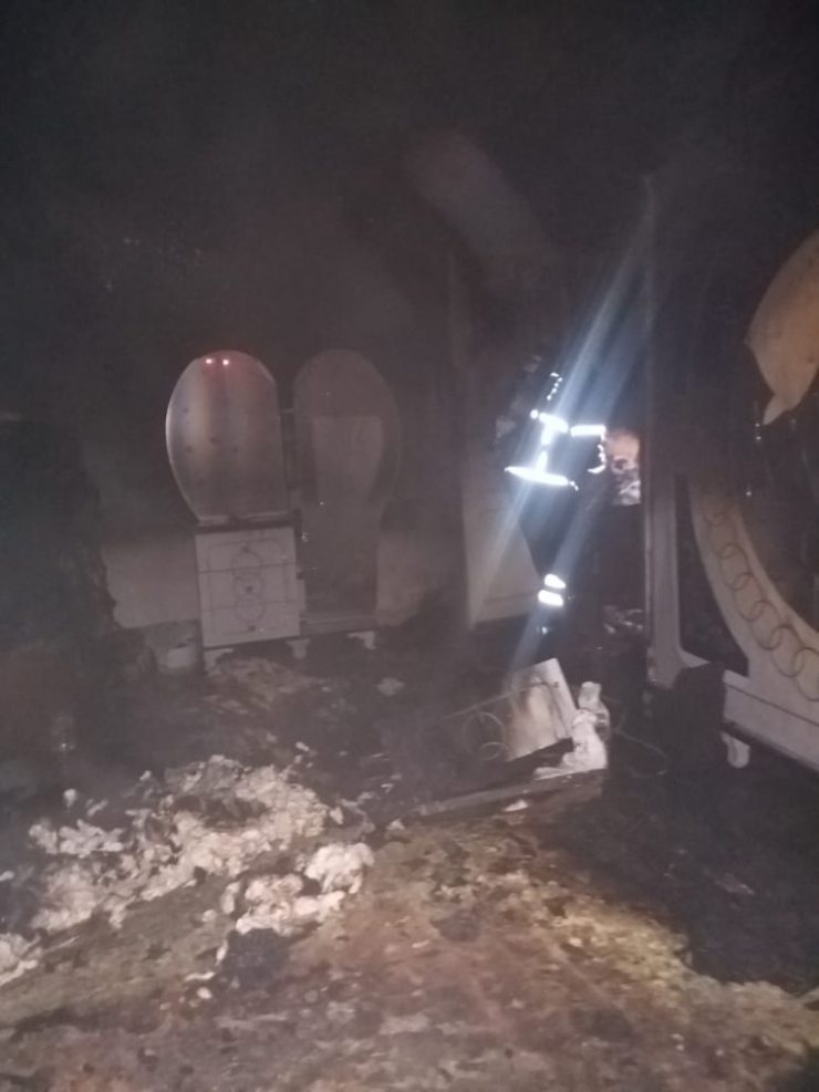 Samandağ’da Çıkan Yangında Evdeki Eşyalar Kullanılamaz Hale Geldi