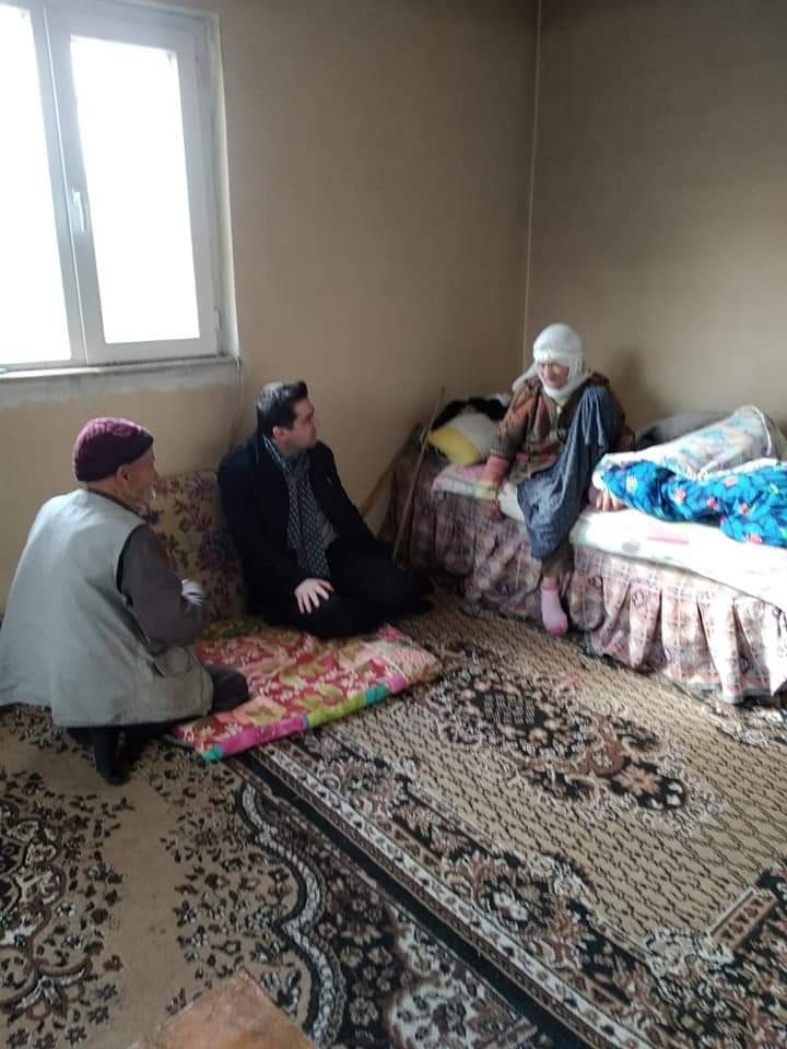 Kaymakamdan Yaşlı Ve Hastalara Ziyaret