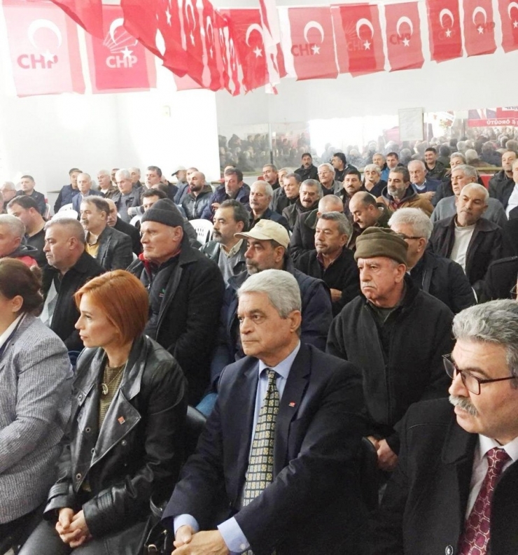 Chp Karataş İlçe Başkanlığına Cengiz Şimşek Yeniden Seçildi