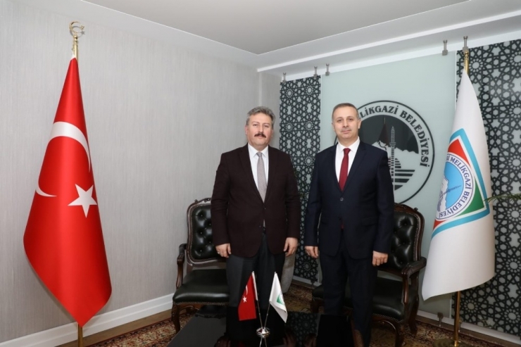 Yeni İlçe Müftüsünden Başkan Palancıoğlu’na Ziyaret