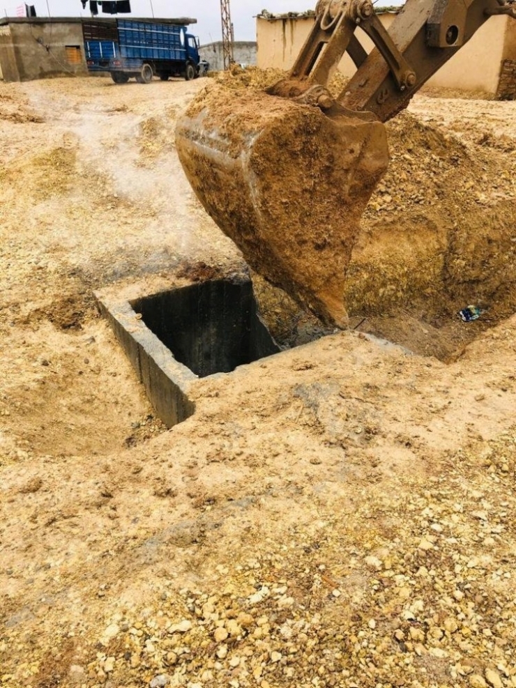 Barış Pınarı Harekatı Bölgesinde Teröristlerin Açtığı Tüneller Kapatılıyor