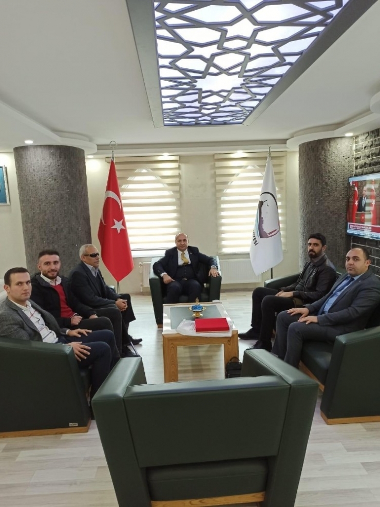 Şehit Yakınlarından Kaymakam Çiftçi’ye Ziyaret