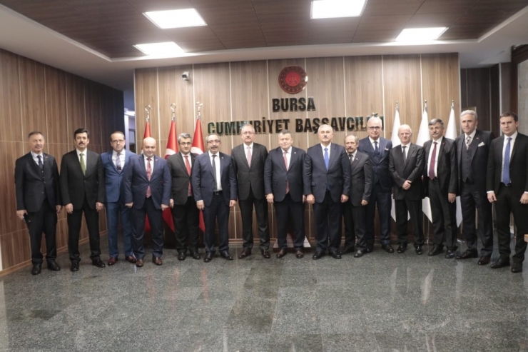 Yargıtay Üyeleri Bursa Adalet Sarayını Ziyaret Etti
