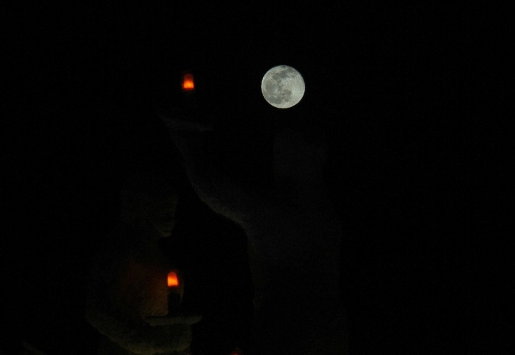 Elazığ’da Dolunayın Görsel Şöleni