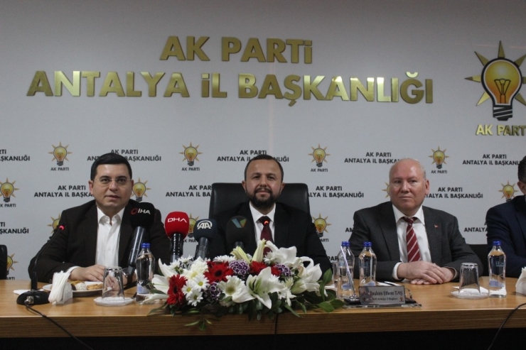 Ak Parti İl Başkanı Taş’tan, Muratpaşa Belediyesi’nin Arazi Satışı Açıklaması