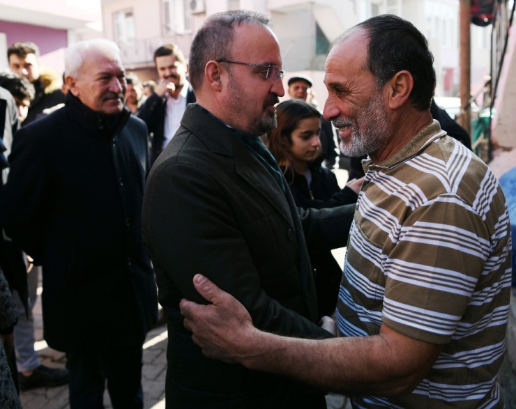 Bülent Turan Umreye Giden Roman Vatandaşları Ziyaret Etti