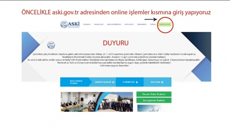 Aski’den Atık Su Analizlerine Online Ödeme