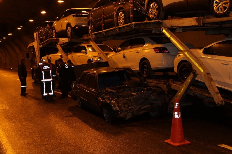 Tünelde Korkutan Kaza