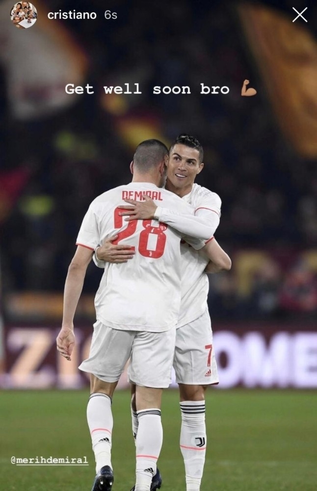 Merih Demiral’a Büyük Moral