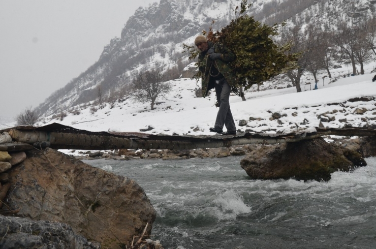 Beytüşşebap’ta Kar Yağışı Hayatı Olumsuz Etkiledi