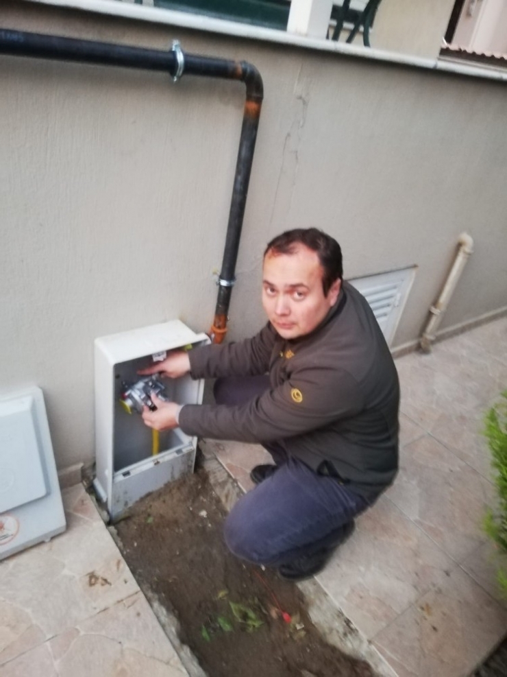 Burhaniye’de Doğalgaz Sevinci